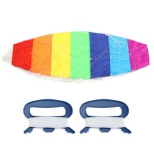 1.4m/2m/2.7m Color Double Line Stunt Power Sports Kite Outdoor Seaside Beach ...