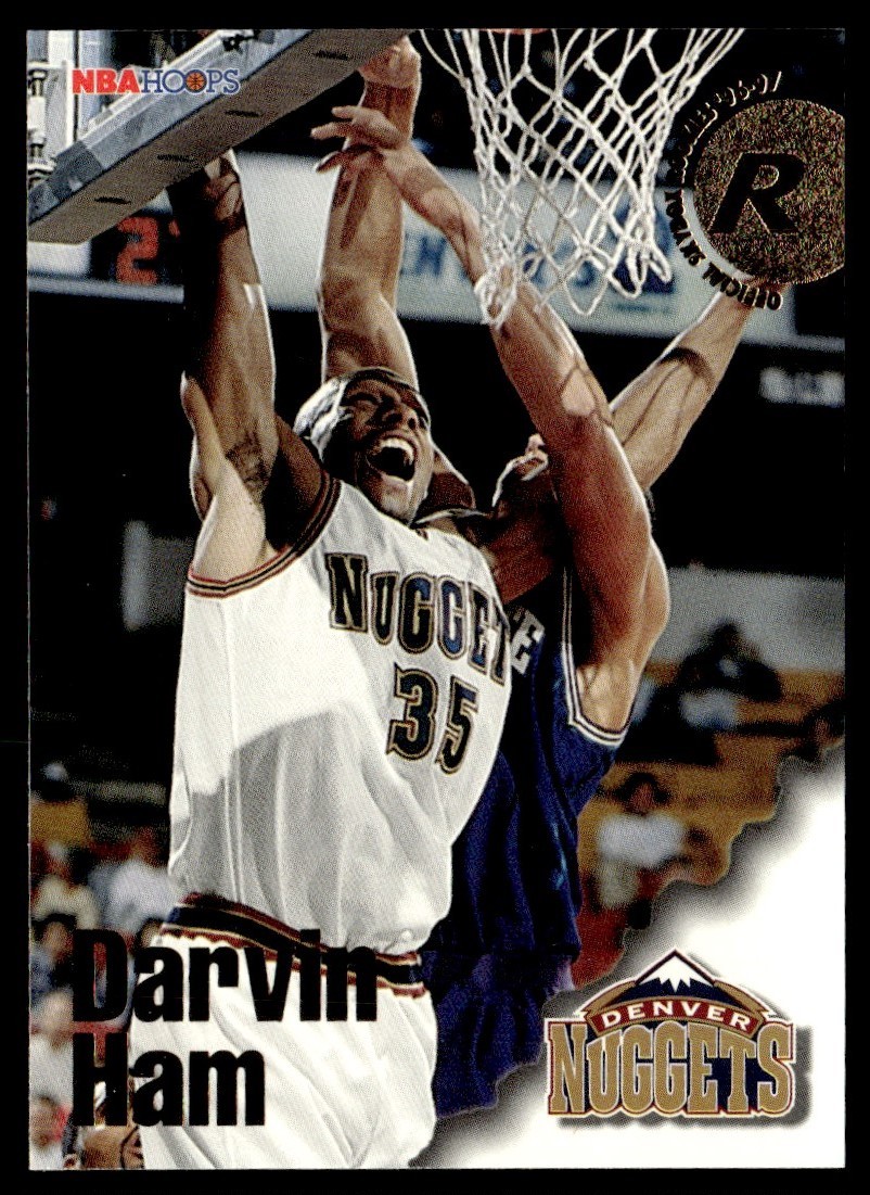 1996-97 Hoops Darvin Ham Rookie Denver Nuggets #291