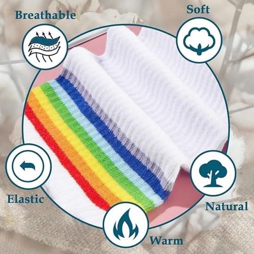Plus Size Thigh High Socks Extra Long Leg Warmer Tube Socks Boot - Picture 11 of 20