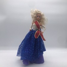 Mattel 1989 UNICEF Barbie Special Edition Vintage No Box Red White Blue Dress
