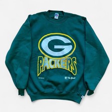 Vintage 90s Green Bay Packers Russell Athletic Crewneck - Made in USA