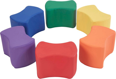 Factory Direct Partners 10442-AS Softscape 10'' Butterfly Stool Modular Seating S