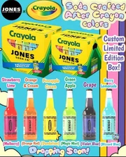 Limited Edition Jones Soda x Crayola 12-Pack – Rare Sold Out Set!