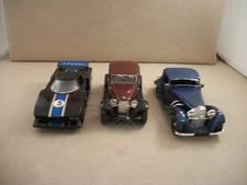 3 Vintage Hand Carved/Made Pinewood Derby Car Lot Wooden Race Cars