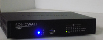 SonicWall TZ400 Network Security - APL28-0B4 Firewall Appliance w/Power Supply