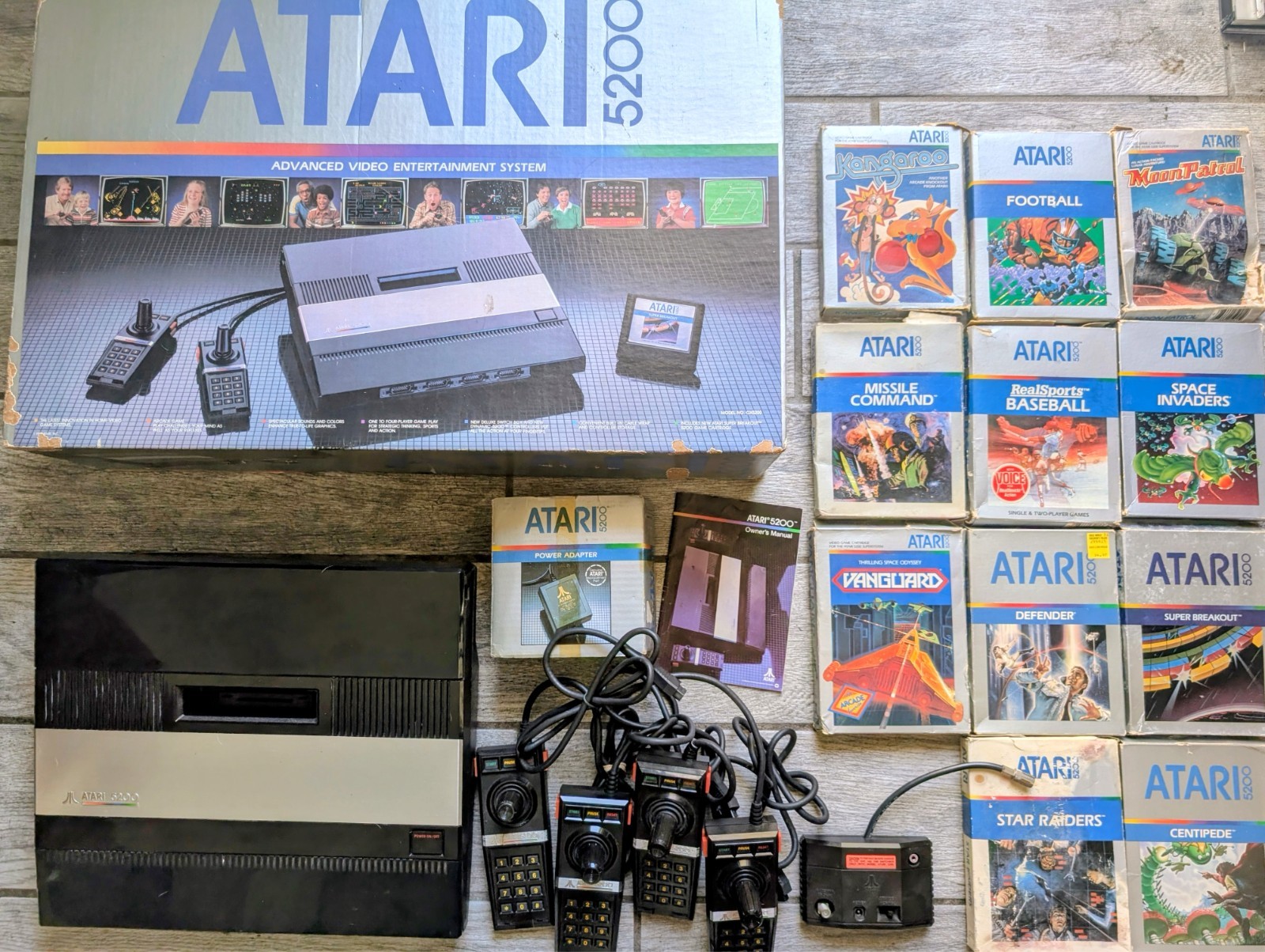 ATARI 5200 Boxed Console - Everything Needed + 11 Boxed Games - Fully Tested!