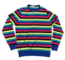 Uniqlo JW Anderson Border Knit Sweater M Multi-Color Unused tag