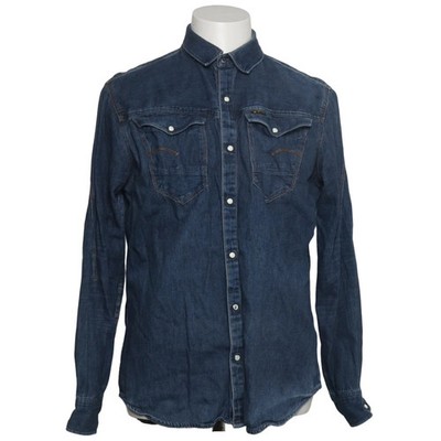 G-Star Raw, Jeanshemd, Größe: XL, Blau, Baumwolle, Einfarbig, Denim, Herren #QkE