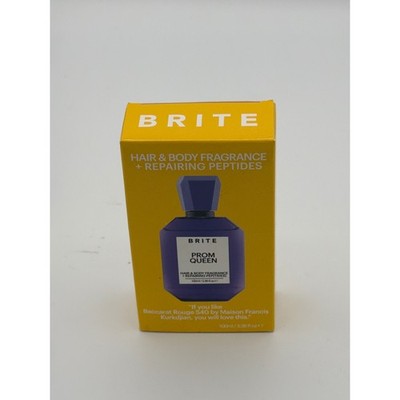 Brite Prom Queen Hair & Body Fragrance Repairing Peptides 100ml 3.38 fl oz New