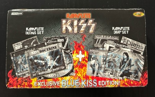 Komplettes Kiss Blue Edition Sammelkarten 90 Karten Ikon Set und 90 Karten 360 Set - Bild 1 von 21