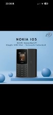 Nokia 105 Unlocked 4g  Red,silver,black.