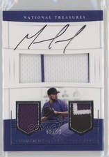 2017 Panini National Treasures 48/99 German Marquez #PCS-GM Auto 2b5