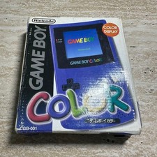 Nintendo Game Boy Color Purple Console Boxed Tested Working Near Mint 6634