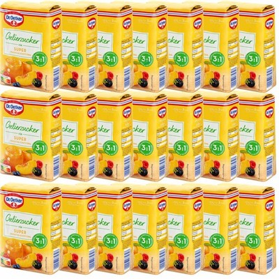 Dr. Oetker Gelierzucker 3:1 für Super fruchtige Konfitüre VPE 21x500g Packungung