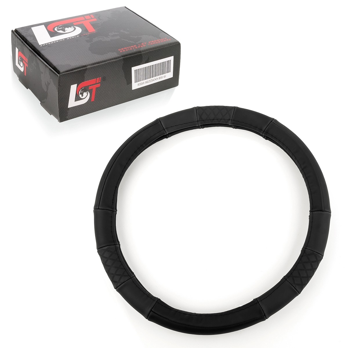 Steering Wheel Cover Ø 38X9 Cm 15X3.5 Inch Anthracite For DAEWOO