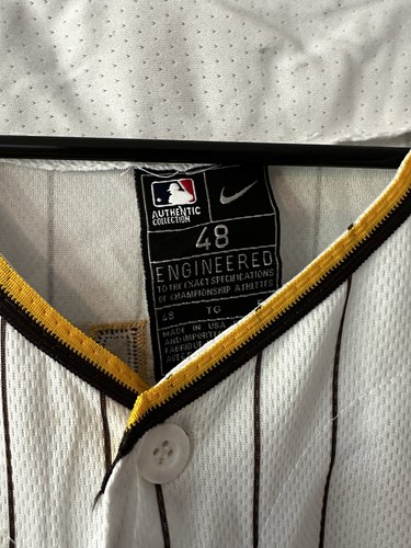 Eric Hosmer San Diego Padres Authentic Embroidered MLB Nike Baseball Jersey 48 - Picture 4 of 6