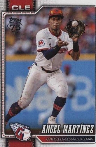 2026 Topps Baseball Series 1 Angel Martinez Gold /2026 #244 