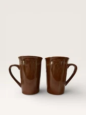 2 Shonfeld's Cocoa Mugs Brown Hot Chocolate Cup Mug ☕️