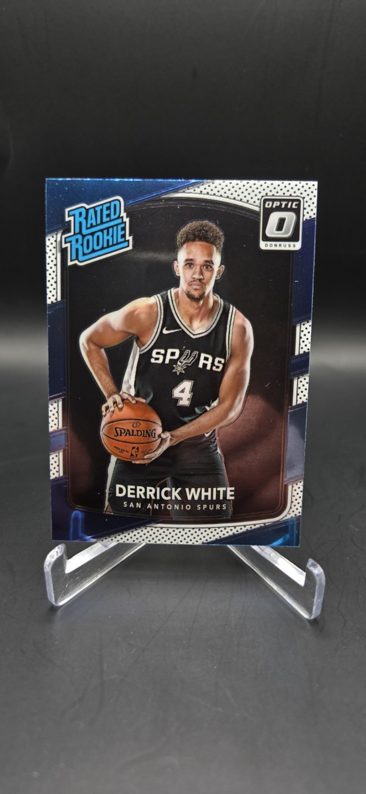 2017-18 Donruss Optic Rated Rookie RC #172 Derrick White San Antonio Spurs