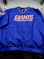 NEW YORK GIANTS NFL WINDBREAKER PULLOVER COAT G-III FOOTBALL large vintage