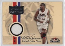 2001-02 Fleer Platinum National Patch Time Dikembe Mutombo Patch HOF 10k8