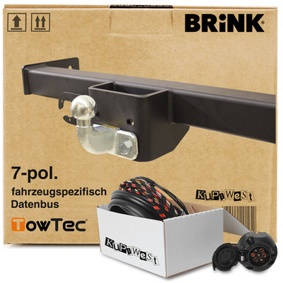 Für Scudo Kasten/Bus II 270/ 272 Brink Anhängerkupplung starr & 7poliger E-Satz