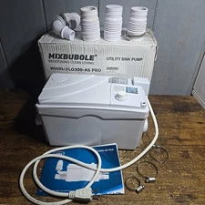 Utility Sink Pump 450W Macerating for Sink Shower Urinal Basement