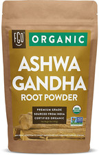Organic Ashwagandha Root Powder 16Oz Resealable Bag Sourced From India NON GMO