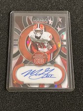Mario Goodrich 2022 Wild Card Auto Mania Crystal Flag Rookie Auto #d /3 Eagles