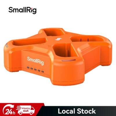 SmallRig LP-E6NH Akkuladegerät mit PD-60W-Schnellladung,4-Kanal-Kamera-Akkuladeg