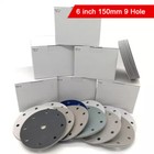 6" 150mm Sponge Sanding Discs 300-3000 Grit 9 Hole Hook & Loop Sandpaper Wet&Dry