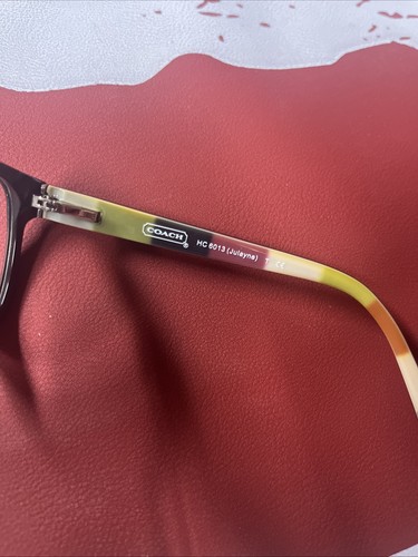 Coach Eyeglasses Black HC 6013 Julayne 5002 FRAMES ONLY 54 [] 16 135 Flex Hinges - Picture 2 of 6