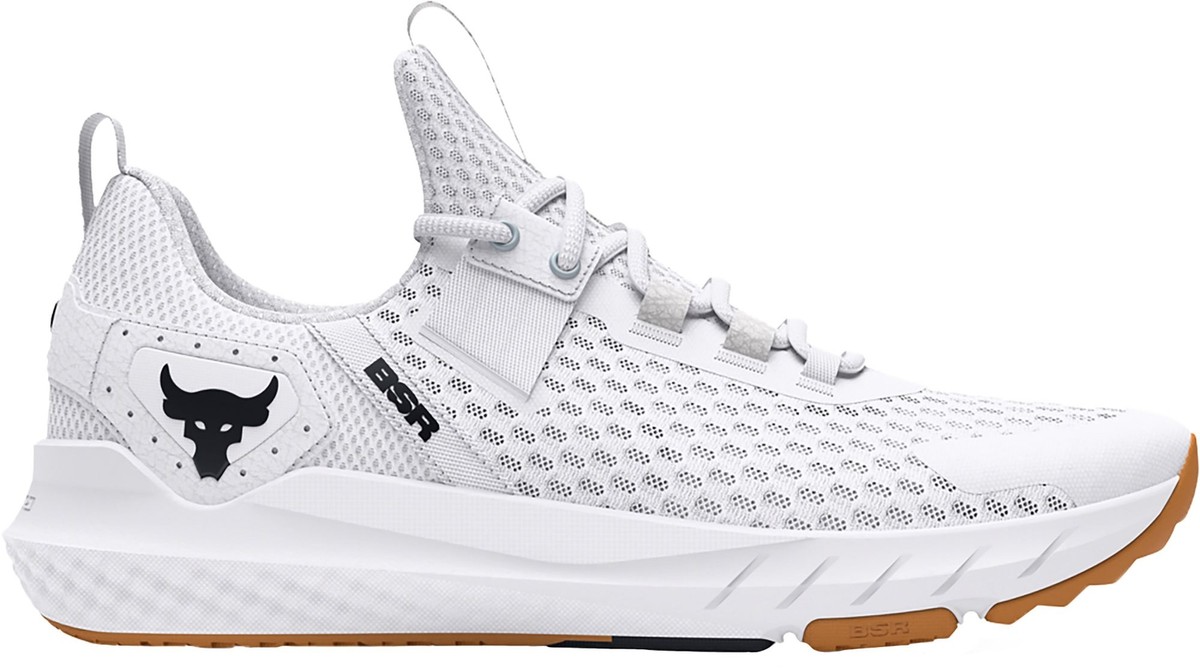 佐久間　0209 Under Armour Men's The Rock BSR 4 White/Gum Training Shoes