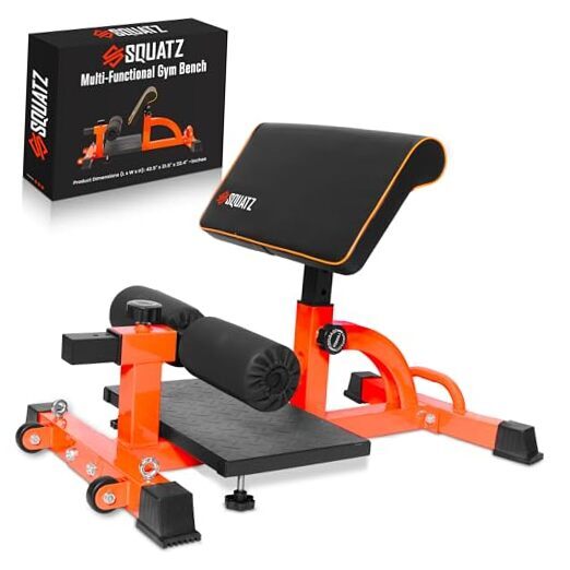 Squat Machine, Foldable Squatting Bench for Home Office Gym Workout D-Shape