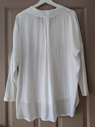 Mela Purdie White Ruffle Blouse 10 - Picture 4 of 7