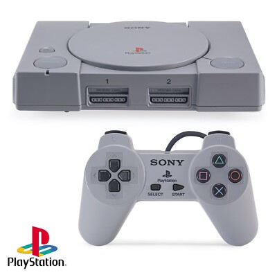 Sony PlayStation 1 PS1 PSX Spiele-Konsole mit ORIGINAL Classic Controller   