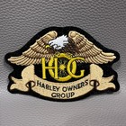 HOG Harley Owners Group Eagle Wings Brown Patch HD Biker Vest Rider Emblem