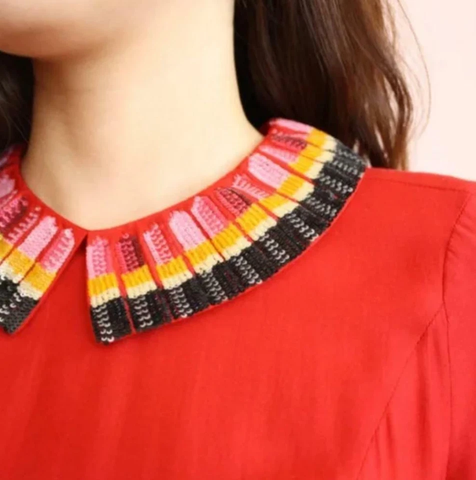 Vestido Jessica lápiz labial de lentejuelas para mujer Rachel Antonoff 278273, rojo, 10 Foto 4 de 4