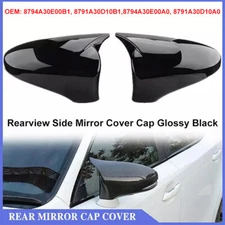 Gloss Black M Style Side Mirror Cover Caps For Lexus IS200 300 350 450 2014-2020