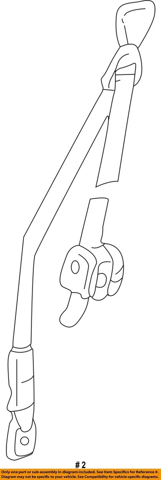 Used Front Left Seat Belt Front fits: 2003 Chevrolet Monte carlo bucket driver r Foto 4 de 4