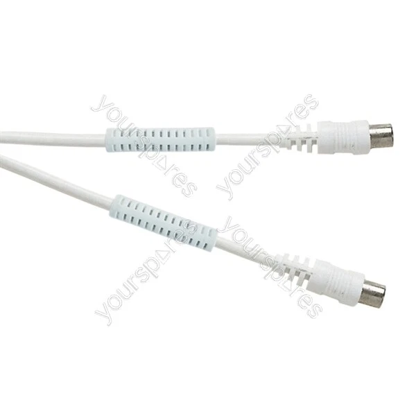 Standard Digital Coaxial Plug to Coaxial Plug TV and Video Lead