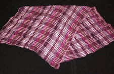 women DARK LIGHT PURPLES INFINITY SCARF metallic silver ONE SIZE FITS MOST work 