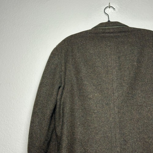 VTG Hunt Club Lamb Wool Blazer Sport Coat Jacket Men 40R Tweed Classic Prep 90s - 第 13/19 張圖片