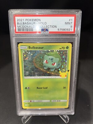 bulbasaur pokemon card mcdonalds Bulbasaur
