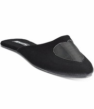 INC International Concepts Women's Mesh-Heart Slippers BLack Size S, M, XL