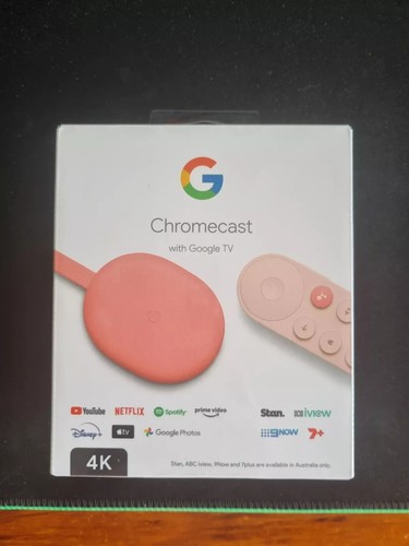 Google Chromecast with Google TV - 4K - Sunrise - AUS Version
