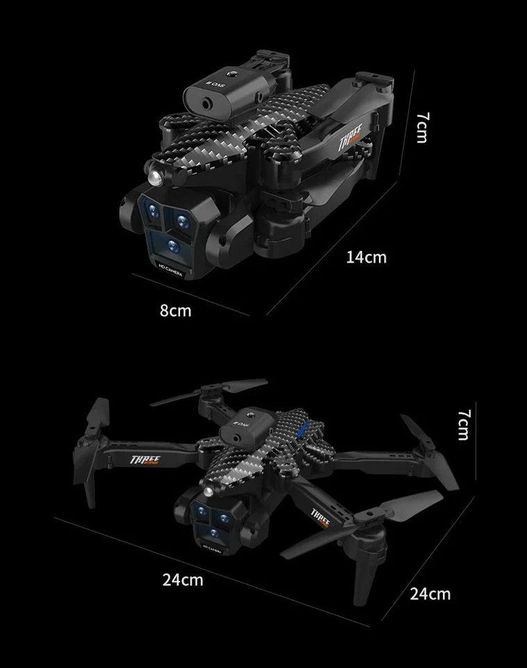 K10 Evitación de Obstáculos RC Drone Cuadricóptero 8K GPS Drone Doble HD Cámara WiFi +3B Foto 4 de 4