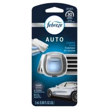 Febreze Car Vent Clip Air Freshener Odor Eliminator, Laundry Fresh