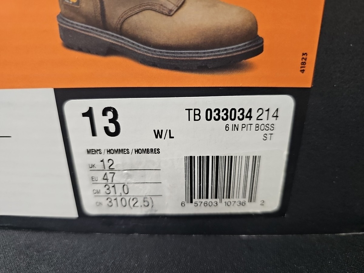 Timberland PRO Men's Pit Boss 6'' Steel Safety Toe Industrial Work