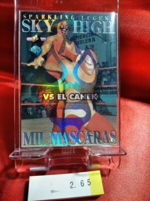 BBM Mil Mascaras 1998 Card sparkling Legend Sky High New Japanese Pro Wrestling
